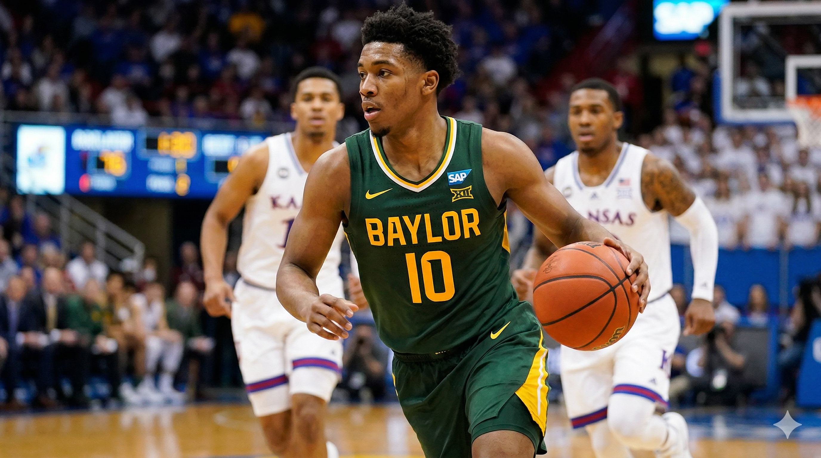 Baylor basketball team concept featuring an SAP jersey patch