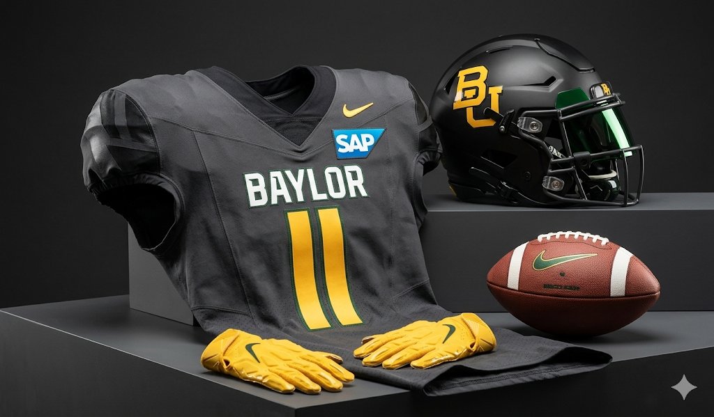 Close-up Baylor jersey patch concept